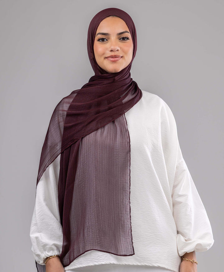 Lined Chiffon Scarf