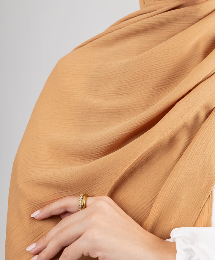 Pure Chiffon Crinkle Scarf