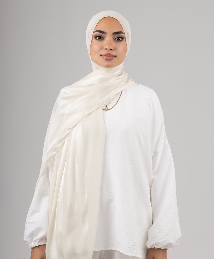 Splendor Satin Chiffon Scarf