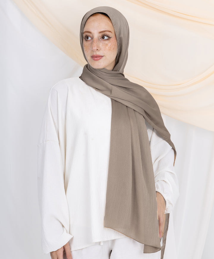 Dots Crinkle Silk Scarf