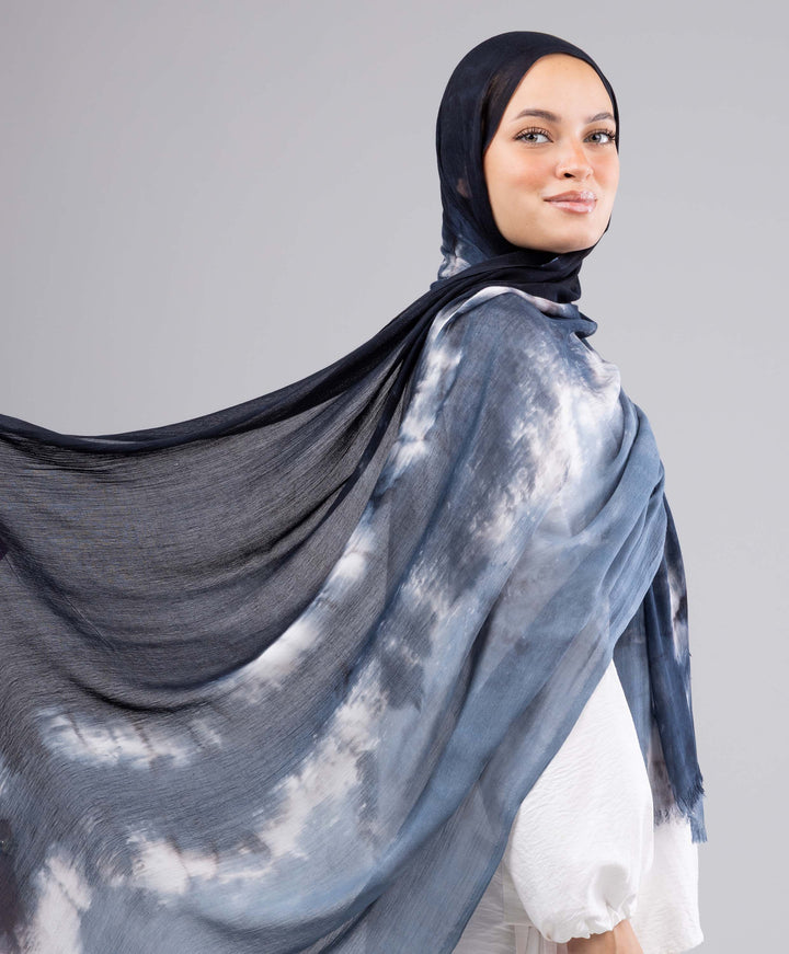 Soft Tie Dye Cotton Scarf