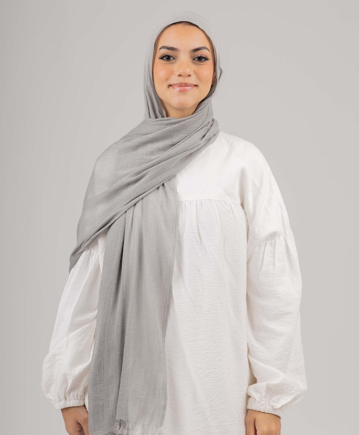 Cozy Marble Linen Scarf