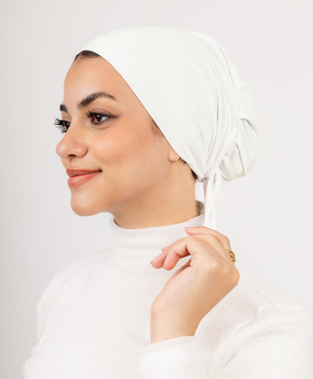 No Thread Underscarf with Tie-Back