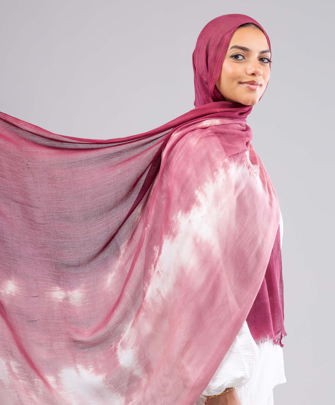 Soft Tie Dye Cotton Scarf