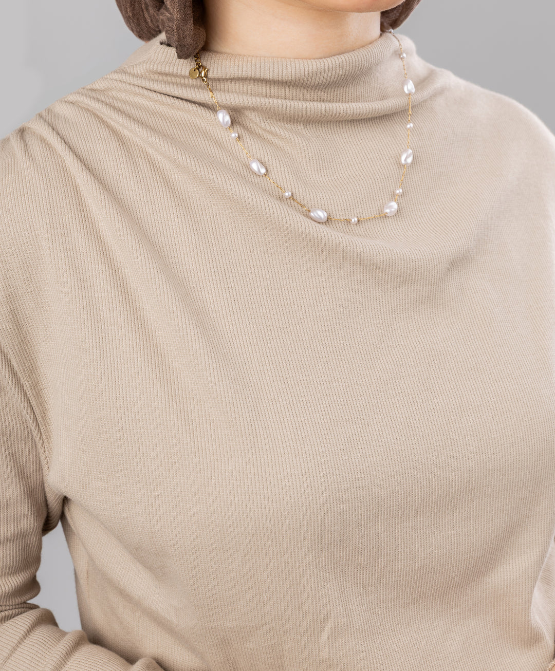 Draped Cotton Shirt