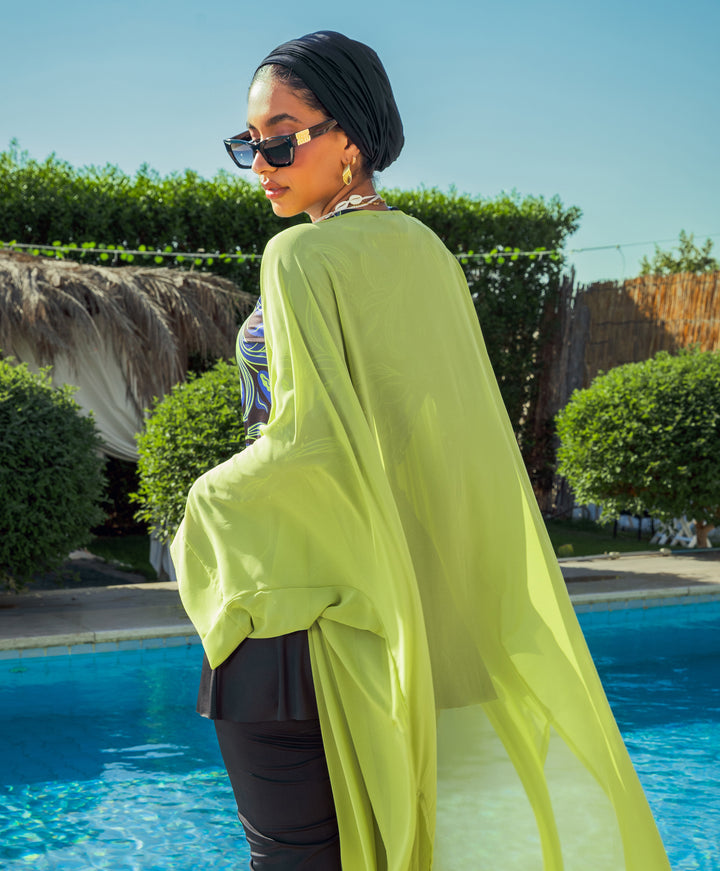 Plain Chiffon Kimono