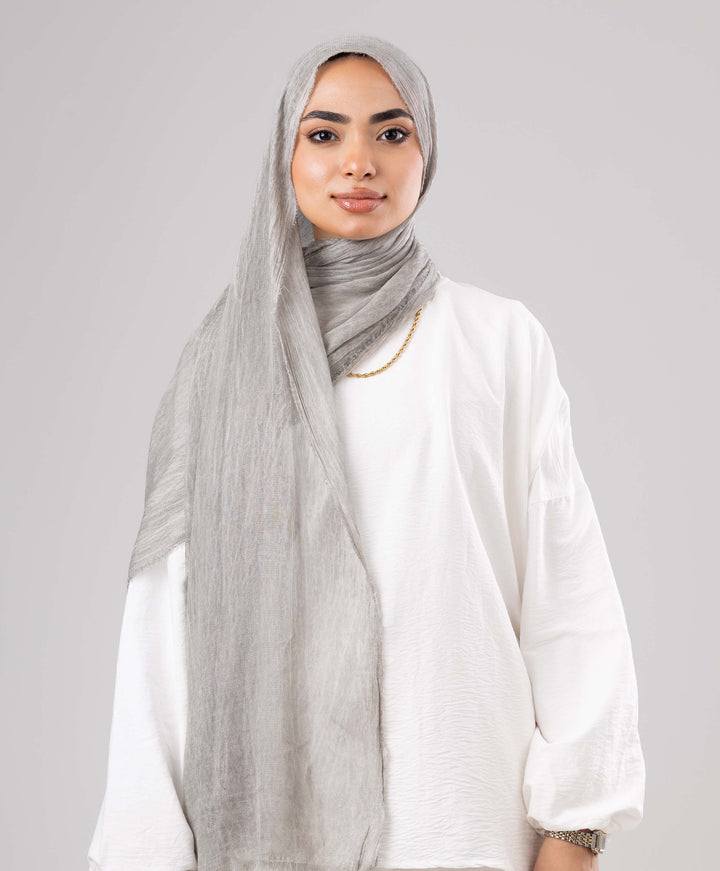 Gloomy Linen Marble Scarf