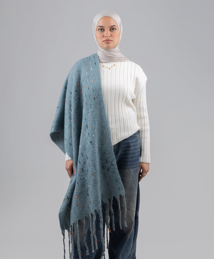Flecks Winter Shawl