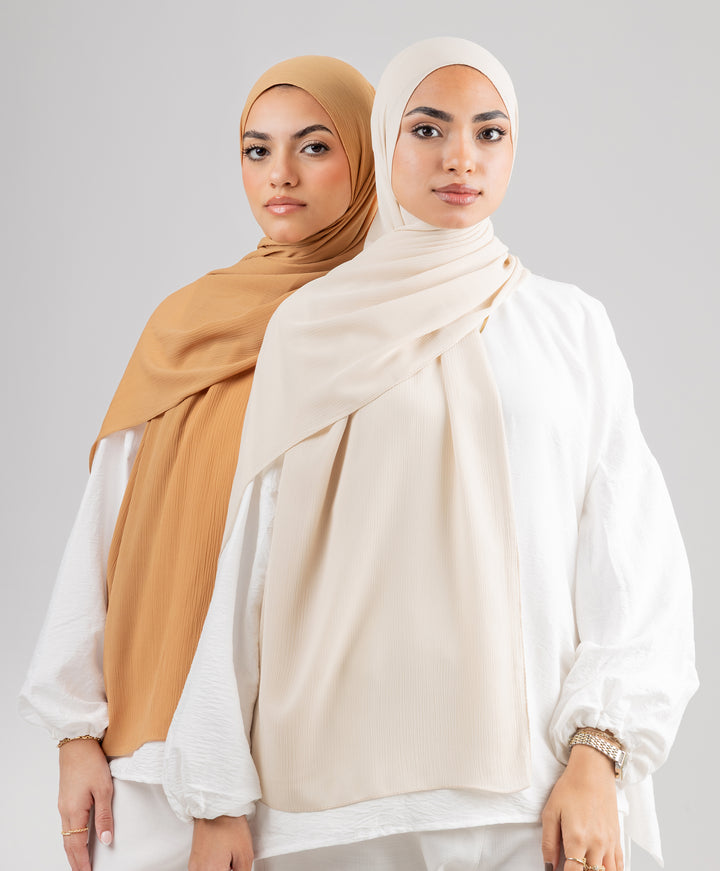 Pure Chiffon Crinkle Scarf