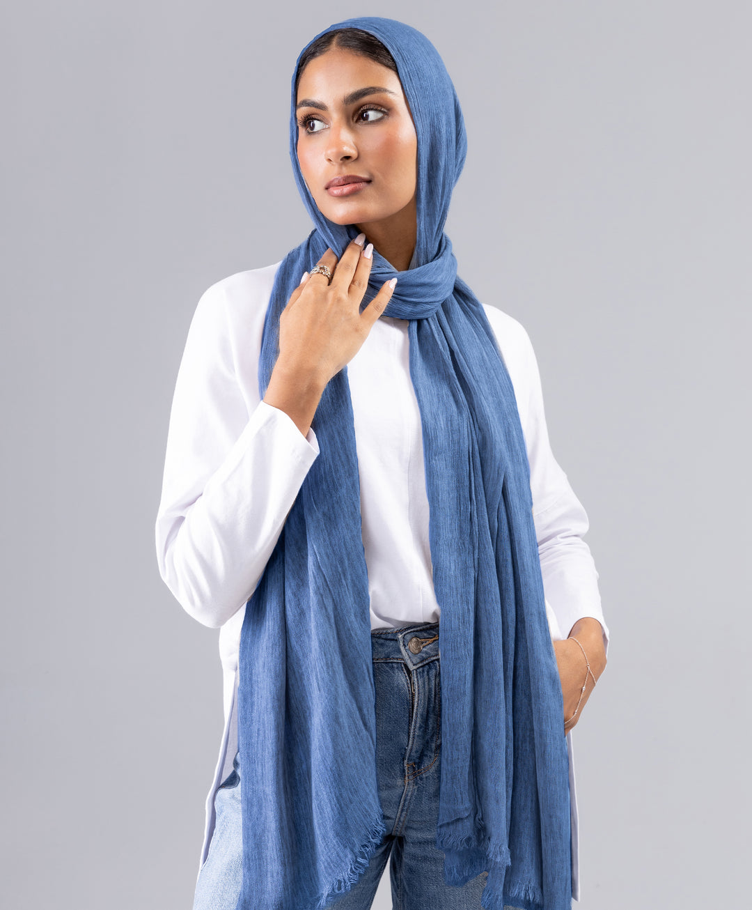 Marble Linen Scarf