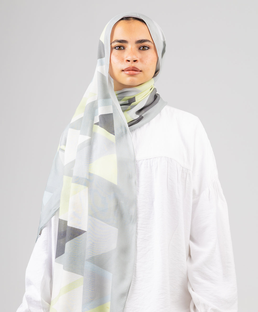Urban Mosaic Modal Scarf