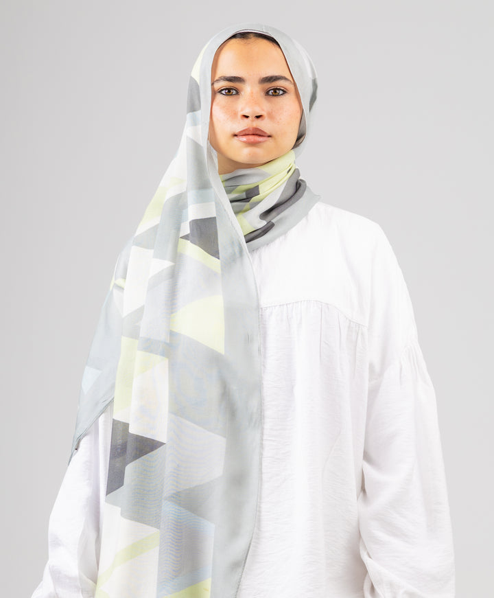 Urban Mosaic Modal Scarf