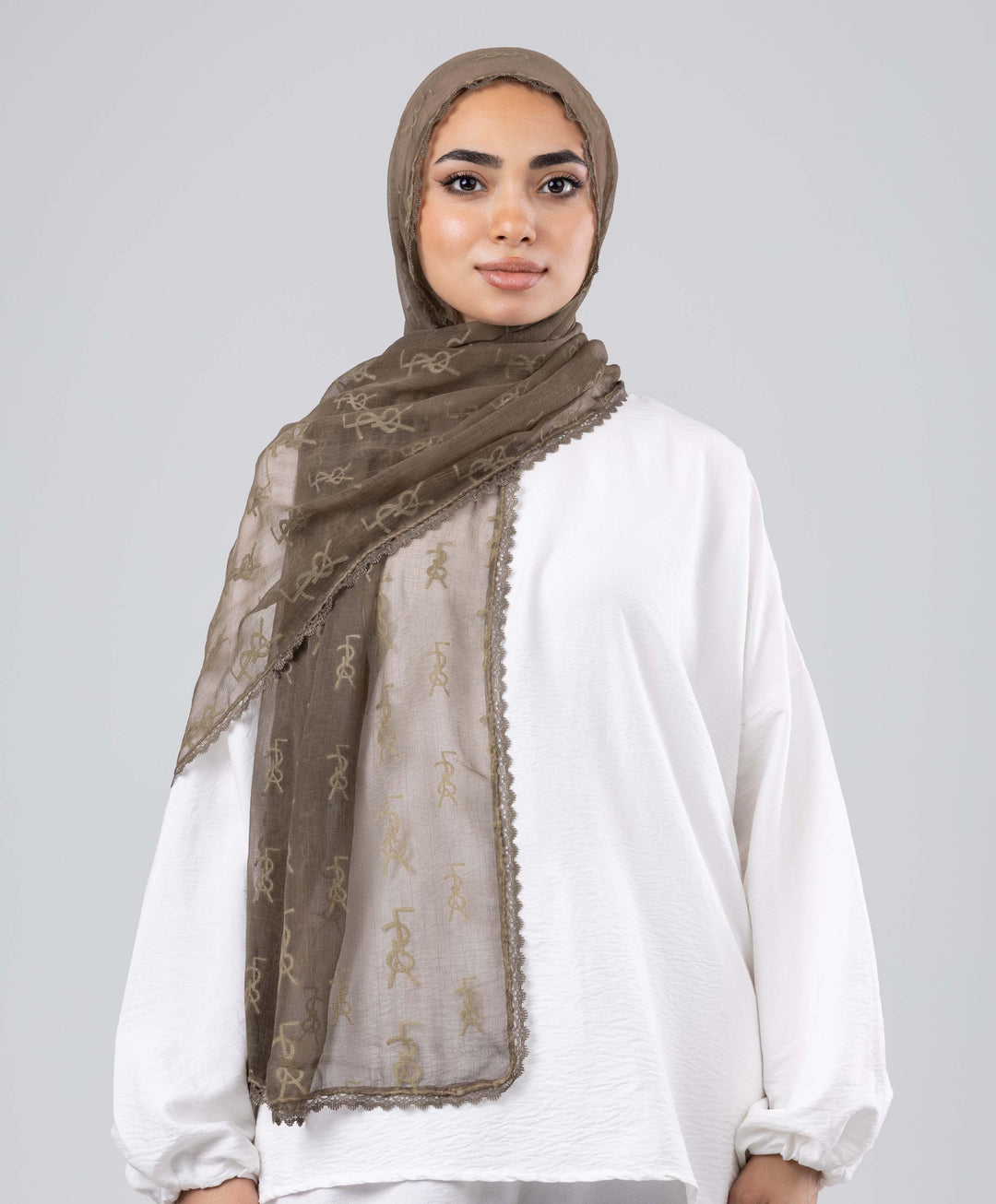 Lace Luxe Crinkle Scarf