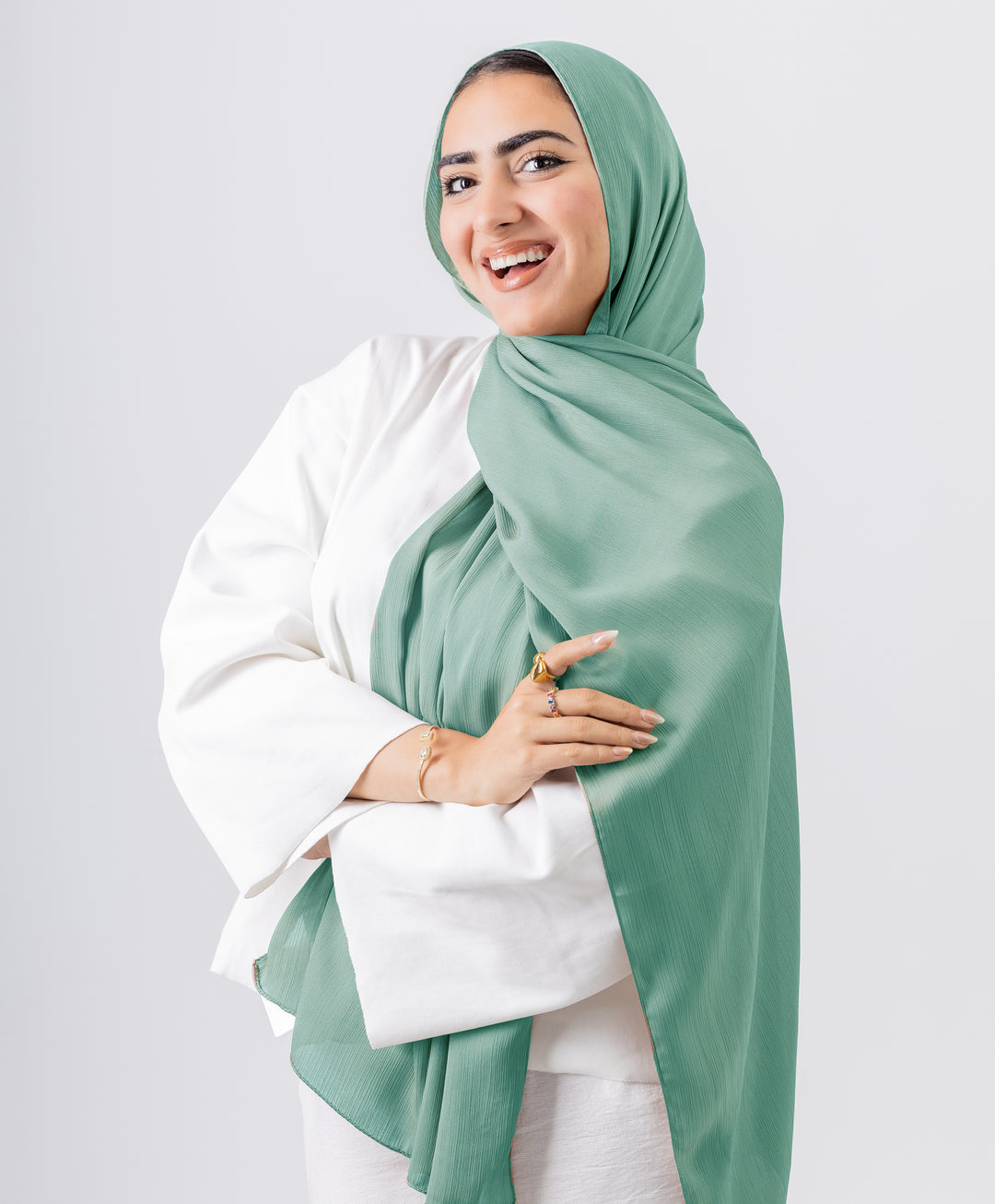 Silk Crinkle Scarf