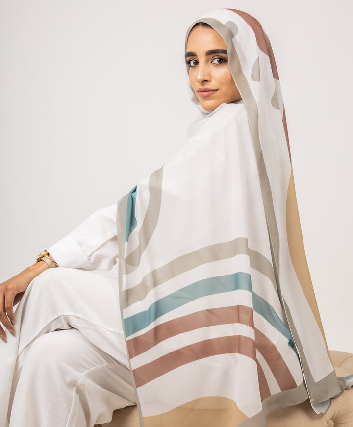 Wave Stripe Scarf