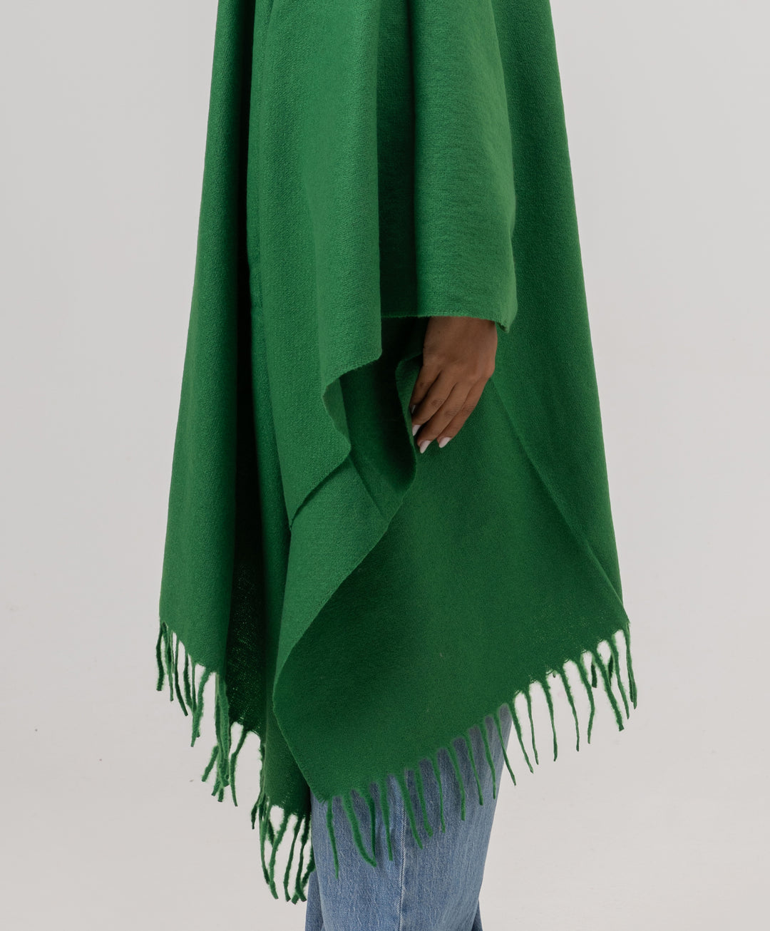 Whisper Short Tassels Shawl