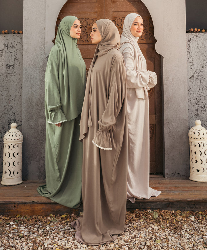 Plain Viscose Flounce Sleeves Isdal