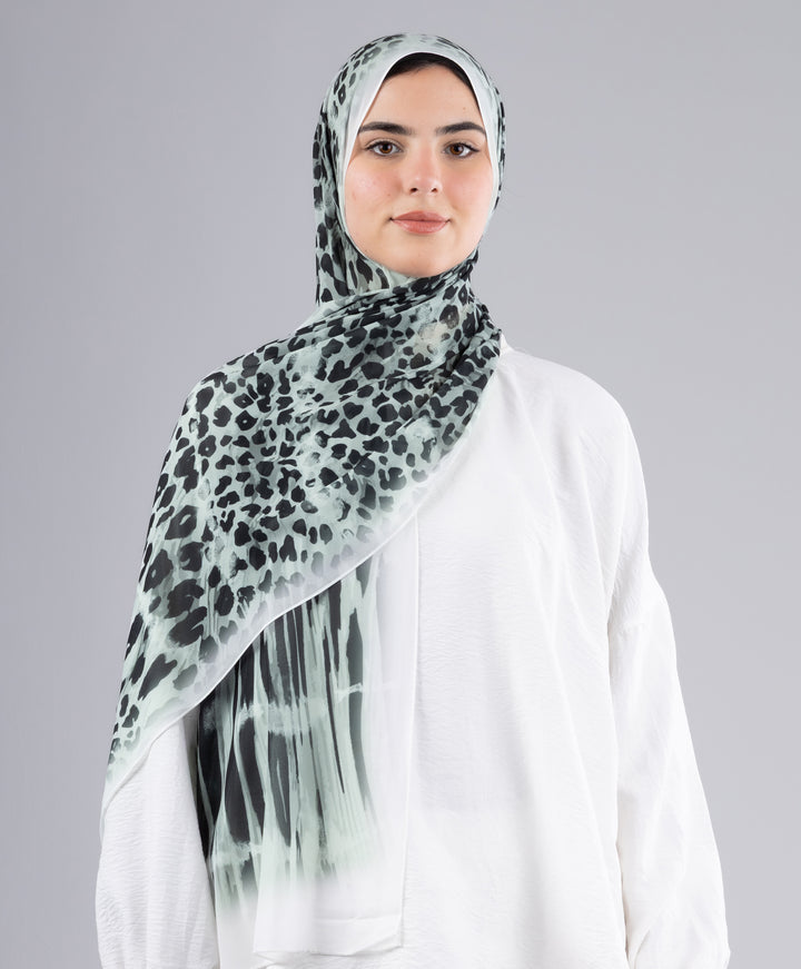 Wild Mint Chiffon Scarf