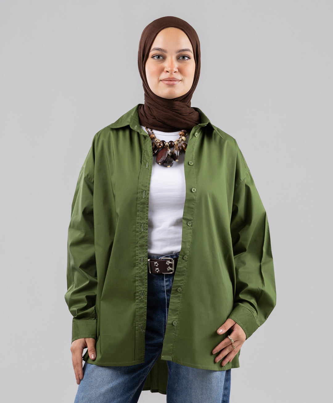 Oversized Poplin Shirt