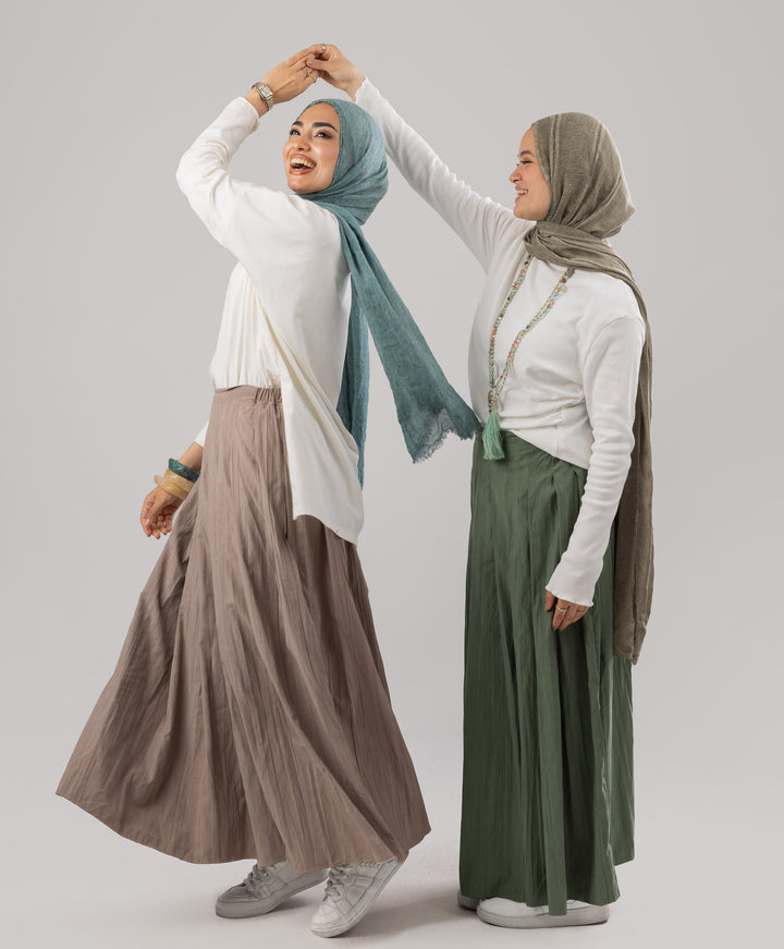 Soft Pleated Skirt