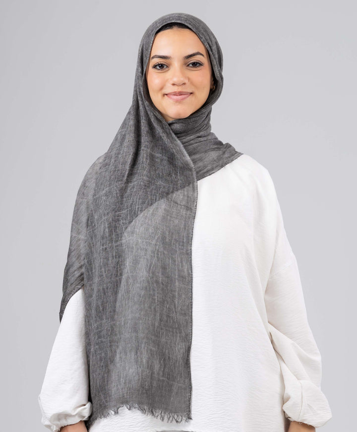 Bamboo Cotton Crushed Scarf