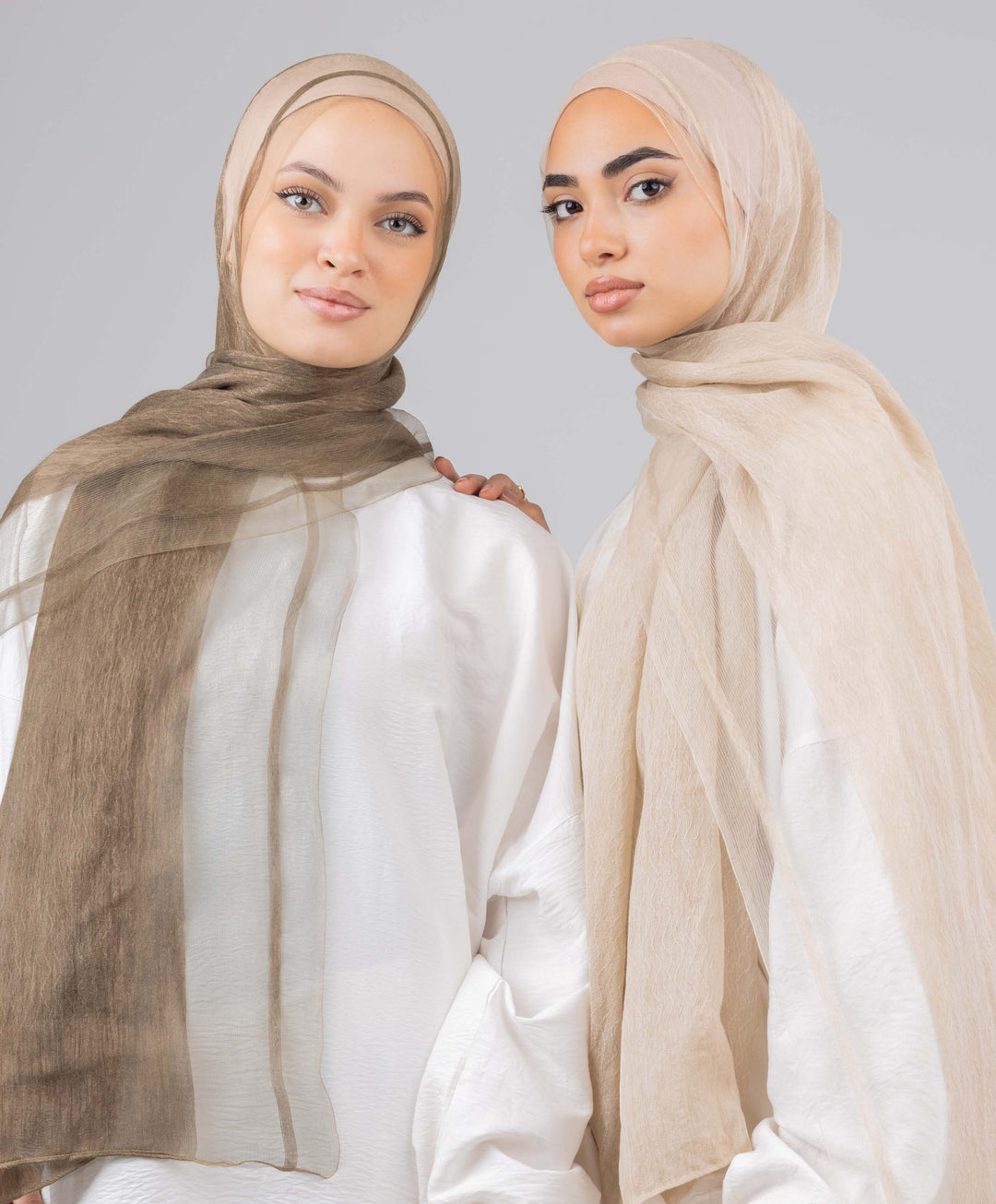 Silk Linen Zigzag Scarf