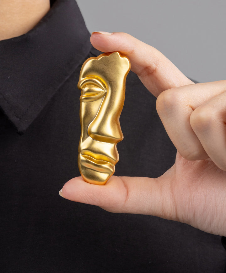 Face Mask Brooch