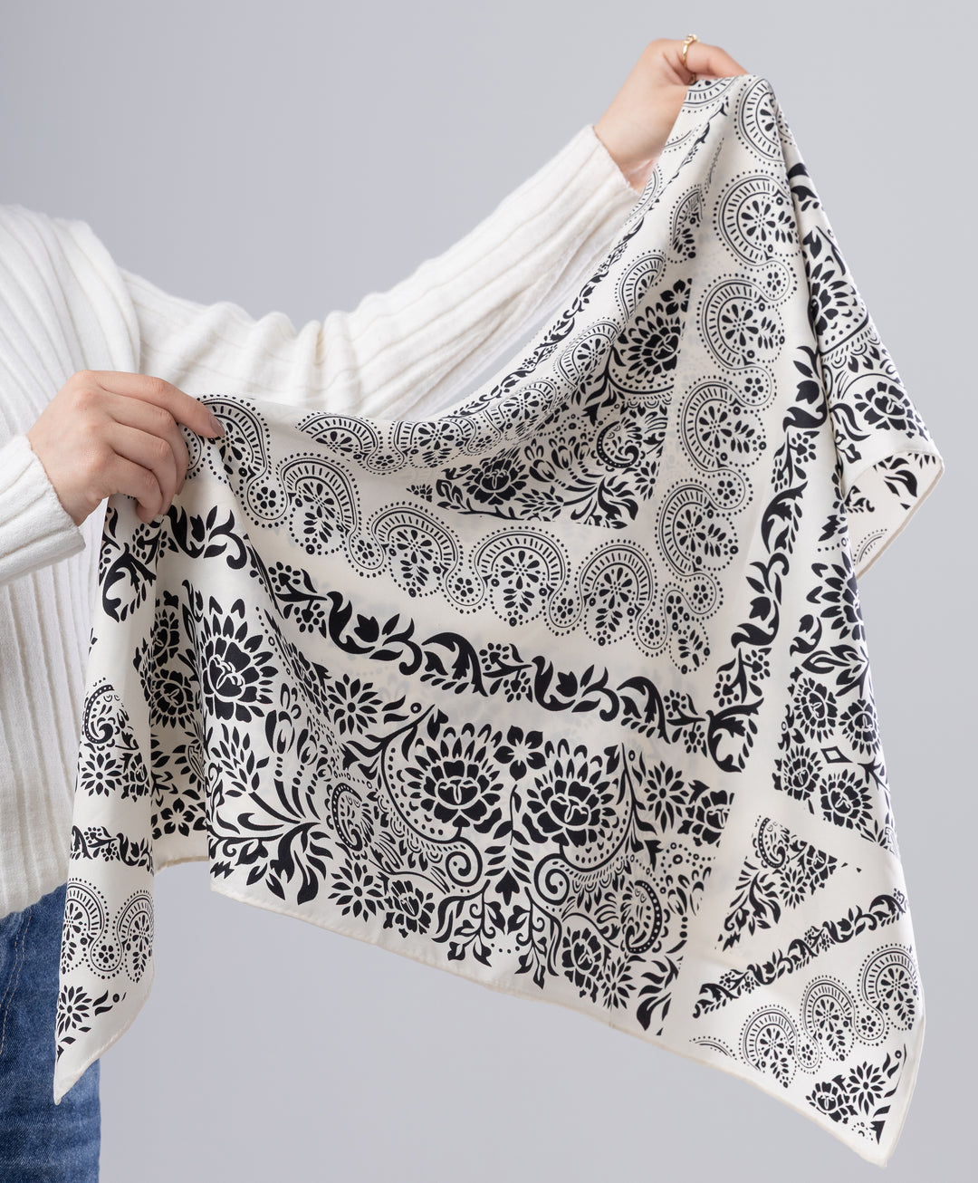 Luxury Silk Square Scarf