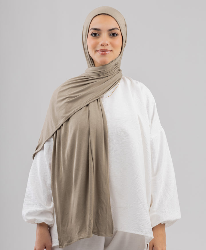 Plain Cotton Lycra Scarf