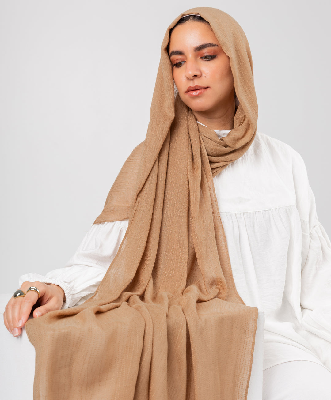 Bubbly Linen Scarf