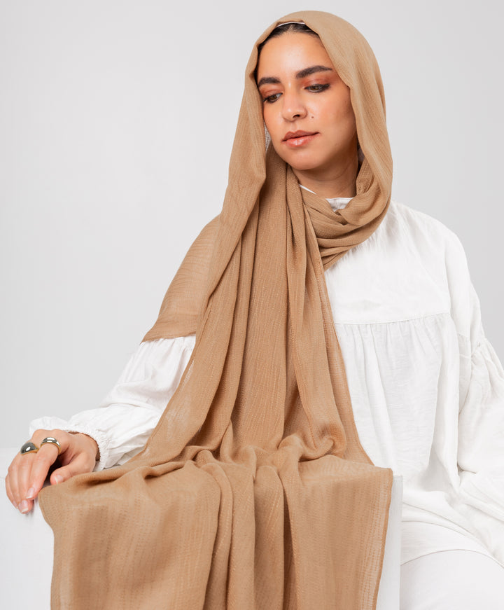 Bubbly Linen Scarf