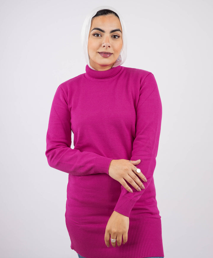 Long Modest Basic Fit Pullover