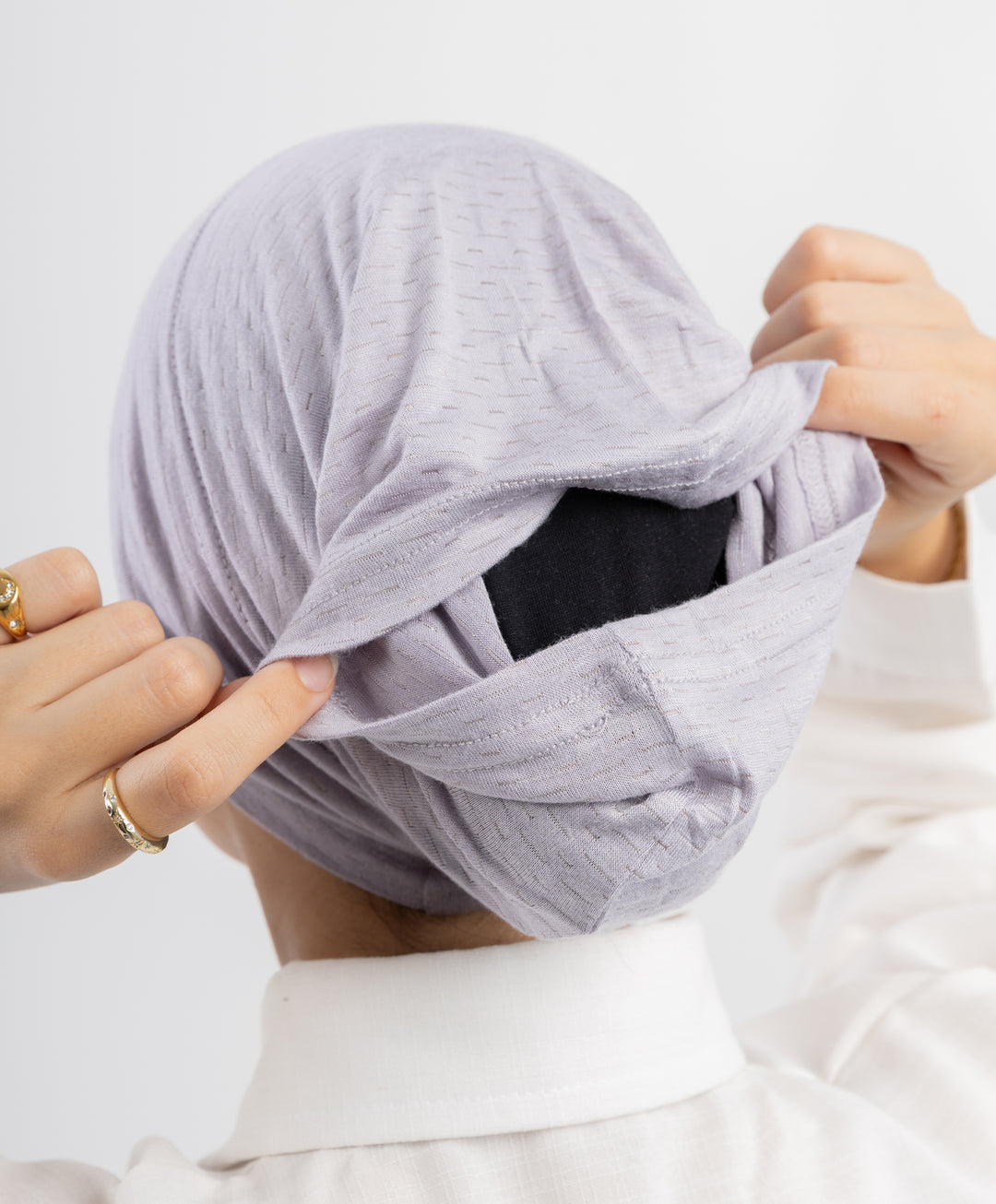 Ribbed Syrian Opened Underscarf
