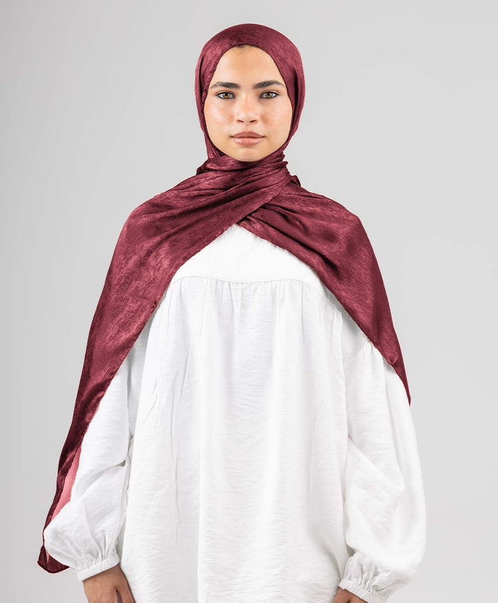 Glossy Satin Scarf