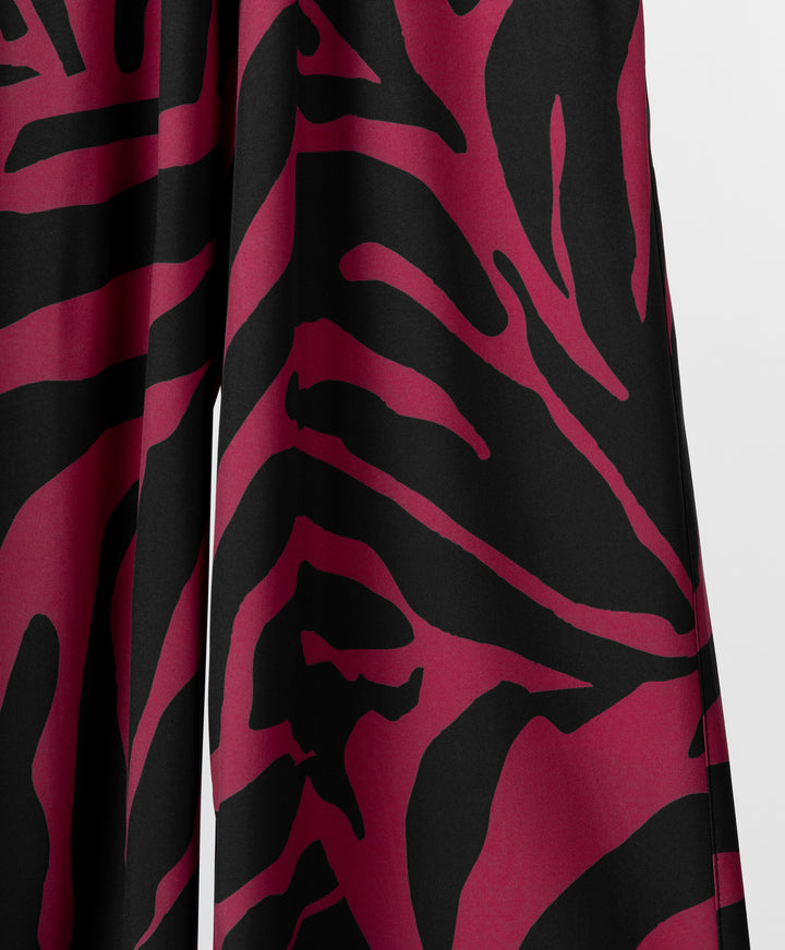 Printed Satin Pants