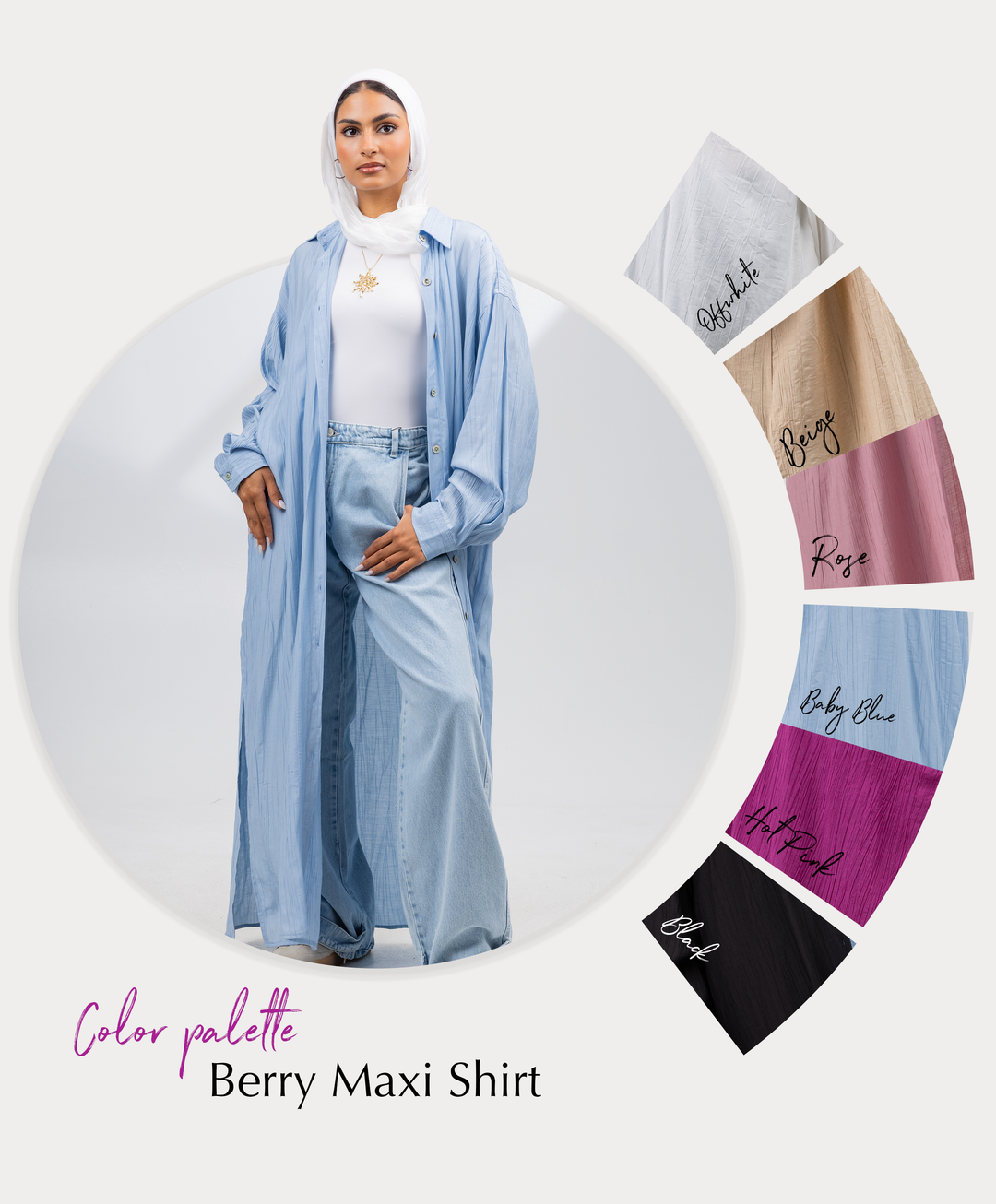 Berry Maxi Shirt