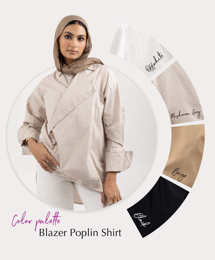 Blazer Poplin Shirt