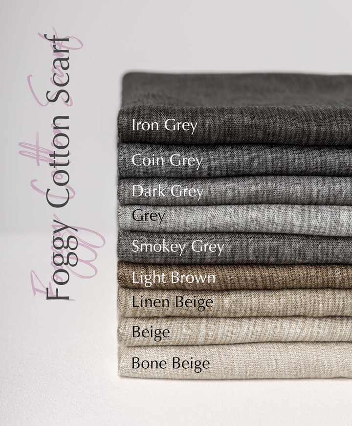 Foggy Cotton Scarf