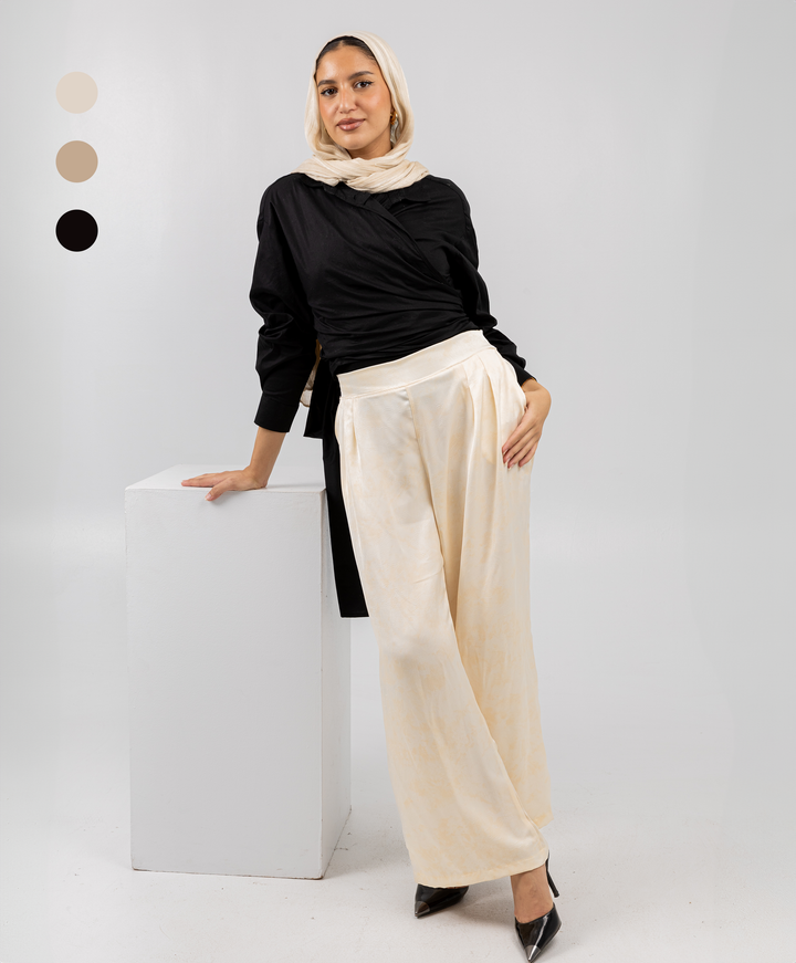 Glossy Satin Pants