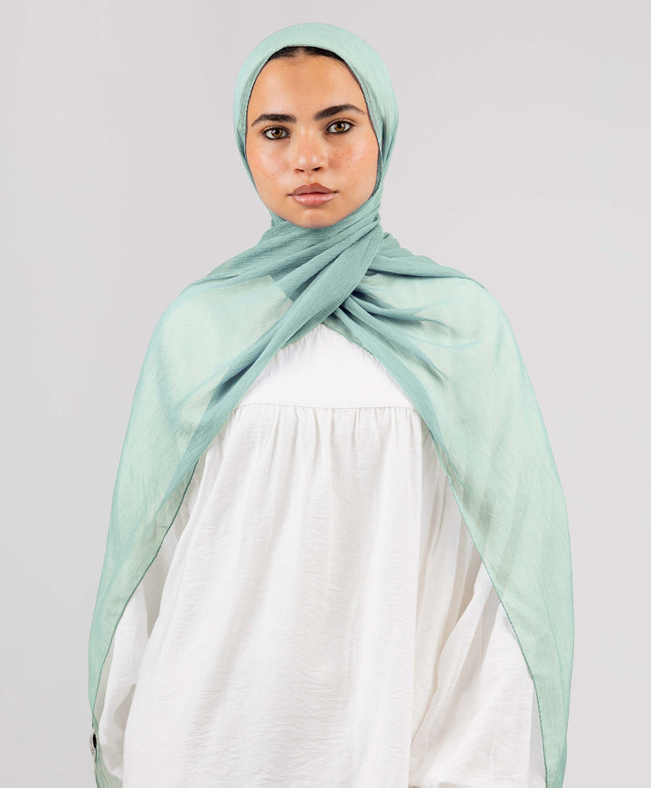 Silk Crinkle Scarf