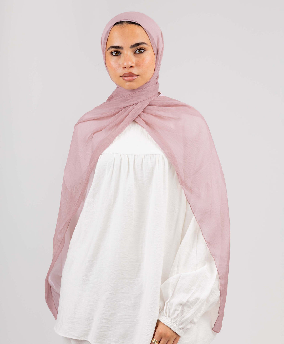 Soft Silk Crinkle Scarf