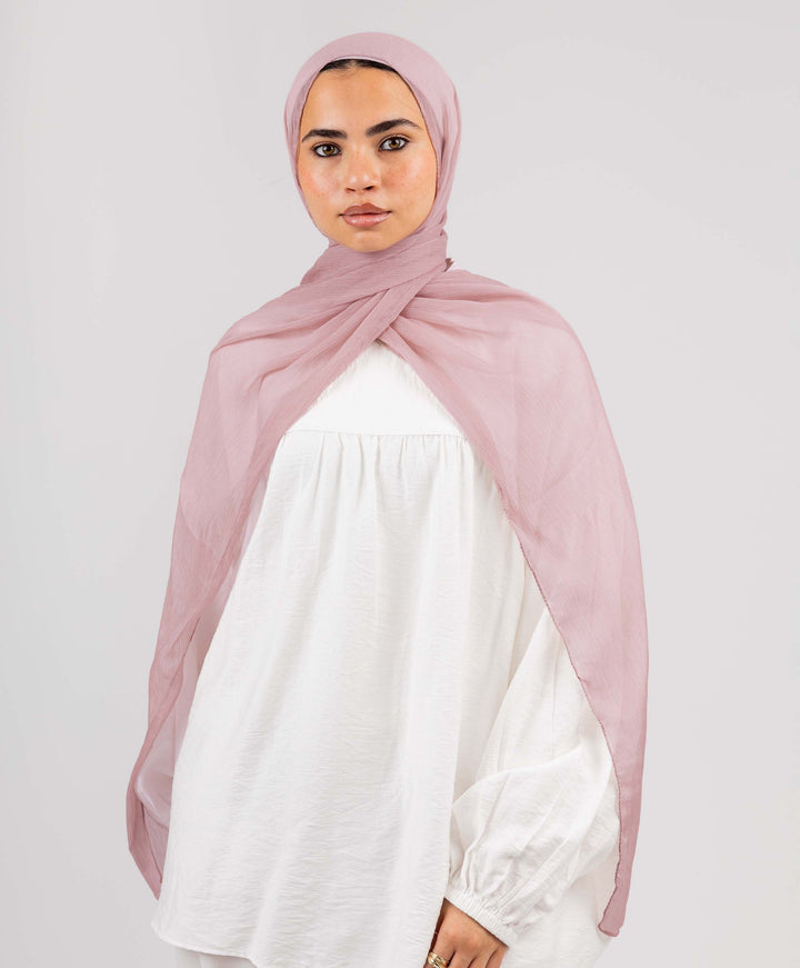Soft Silk Crinkle Scarf