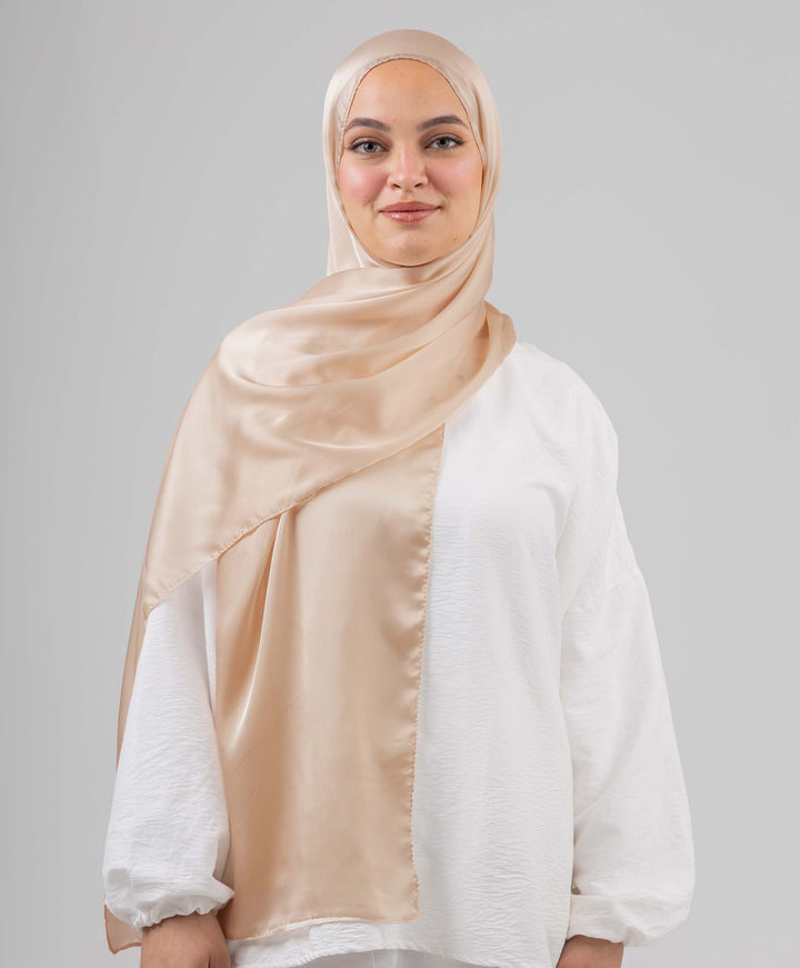 Plain Silk Scarf