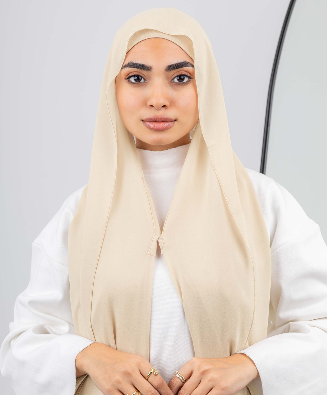 Ready Wrap Chiffon Magnetic Scarf