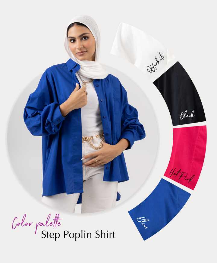 Step Poplin Shirt