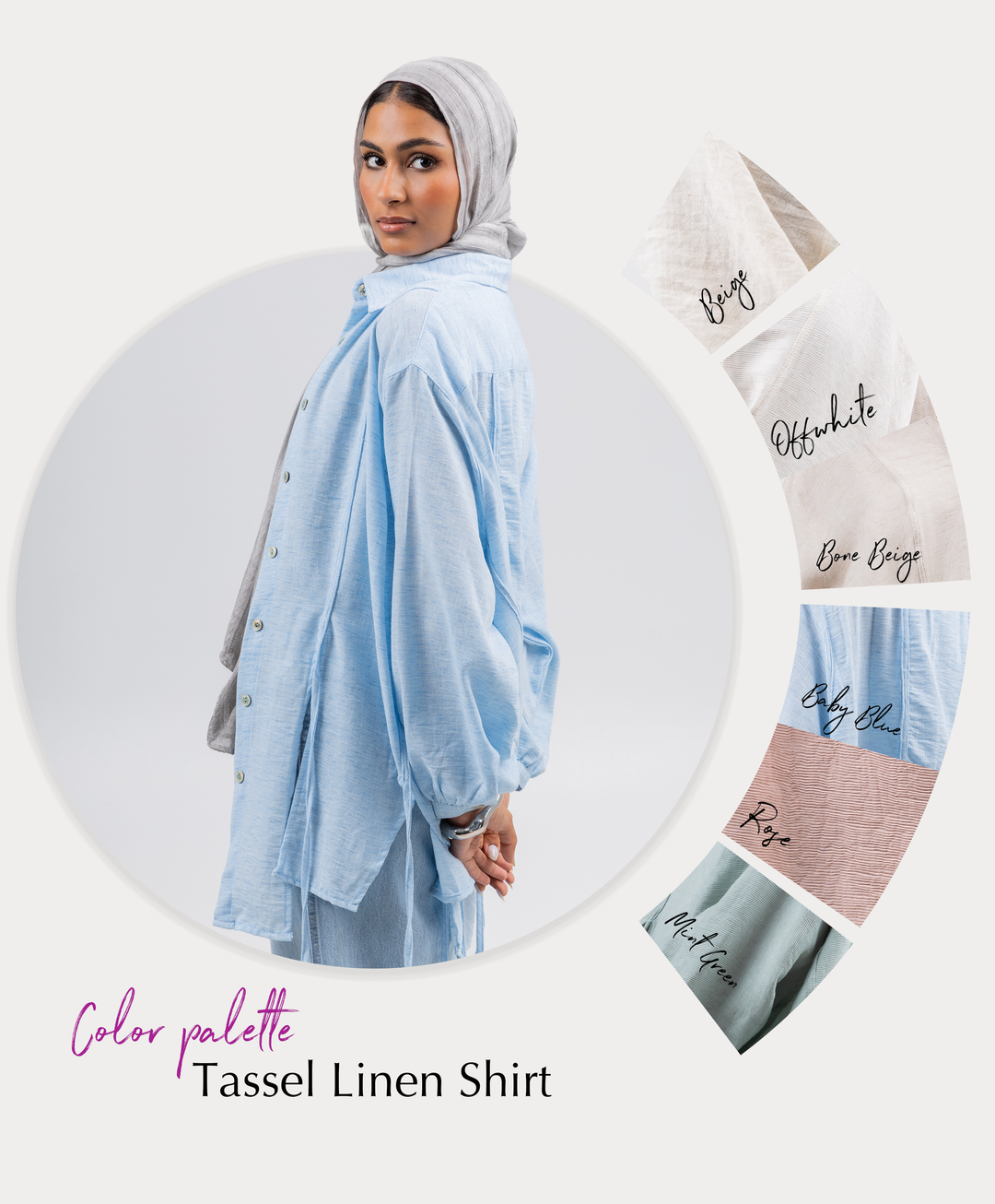 Tassel Linen Shirt