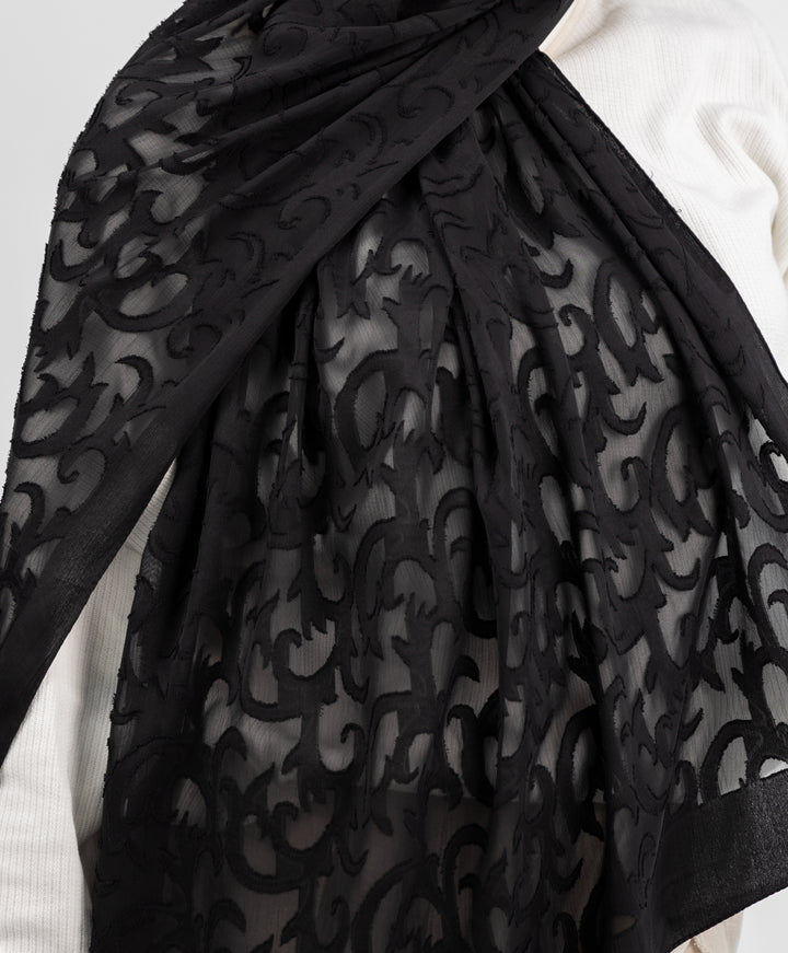 Damask Delight Chiffon Scarf