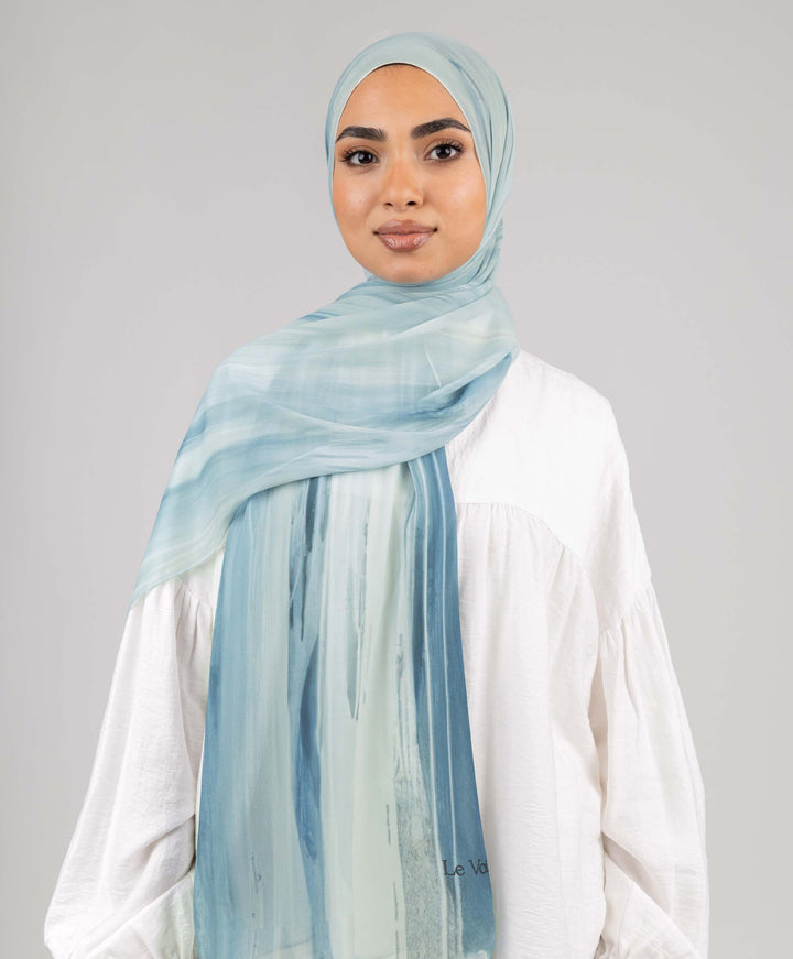 Dyed Chiffon Scarf
