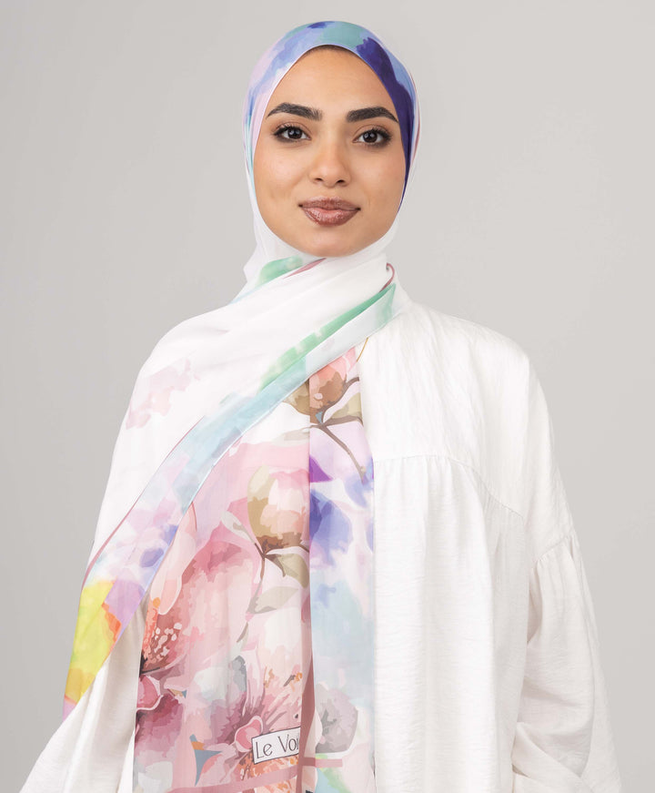 Blooming Chiffon Scarf