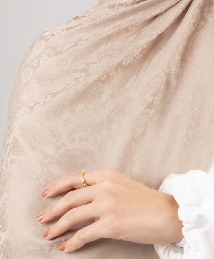 Satin Jacquard Scarf